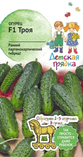 Огурец Троя F1 0,25 г Детская грядка
